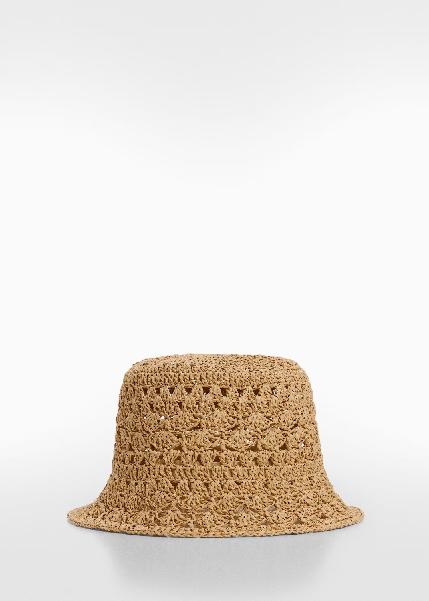 Natural fiber hat -  Women | Mango USA | MANGO (US)