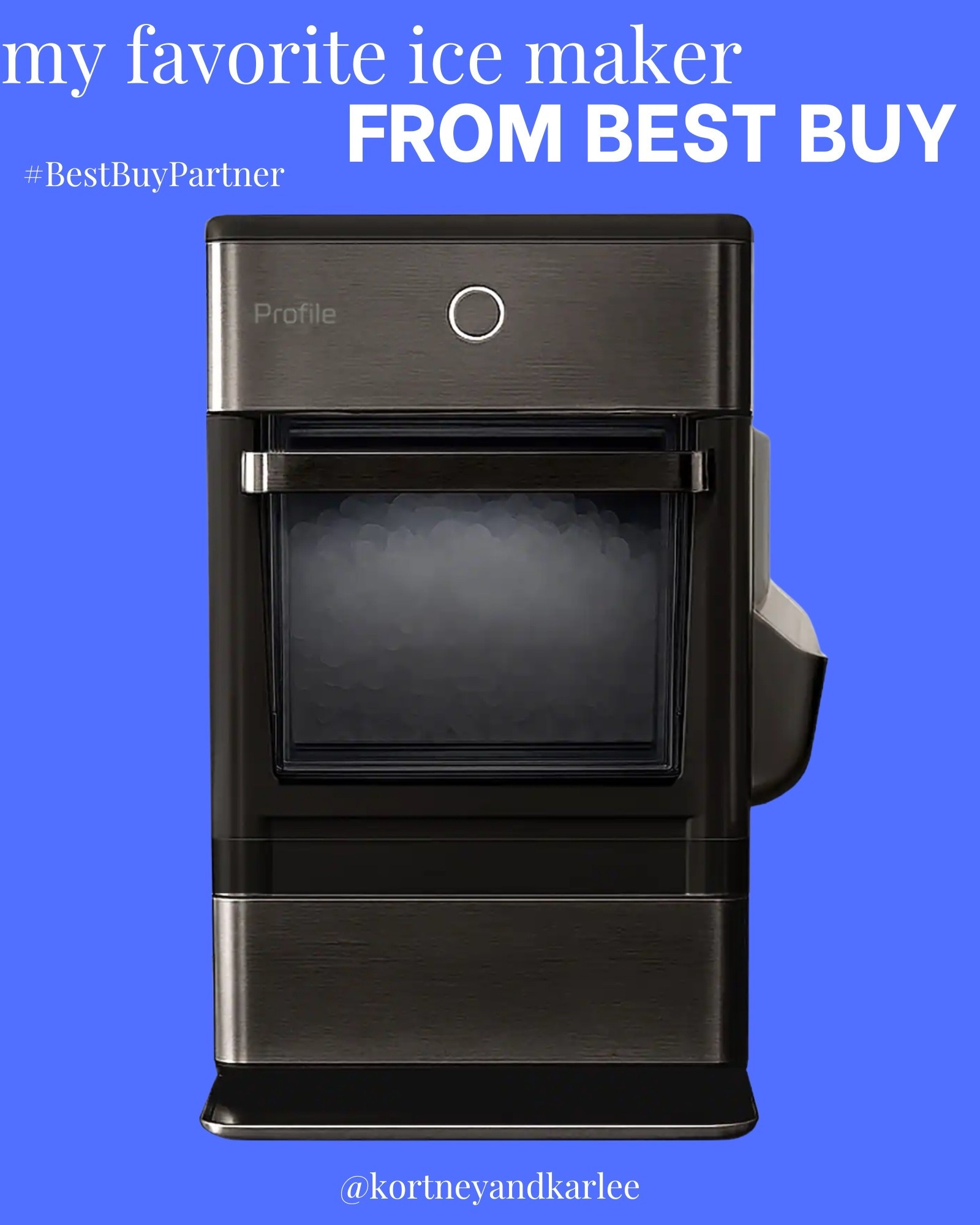 #BestBuyPartner @BestBuy has the top gifts for everyone on your list this holiday season and if you know someone obsessed with good ice, this nugget ice maker is it!🧊 It makes that soft, chewy ice everyone loves and looks SO sleek on your counter. The kind of gift that gets used every single day!