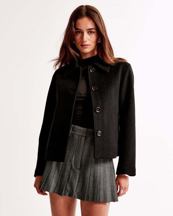 Faux Suede Jacket | Abercrombie & Fitch (US)