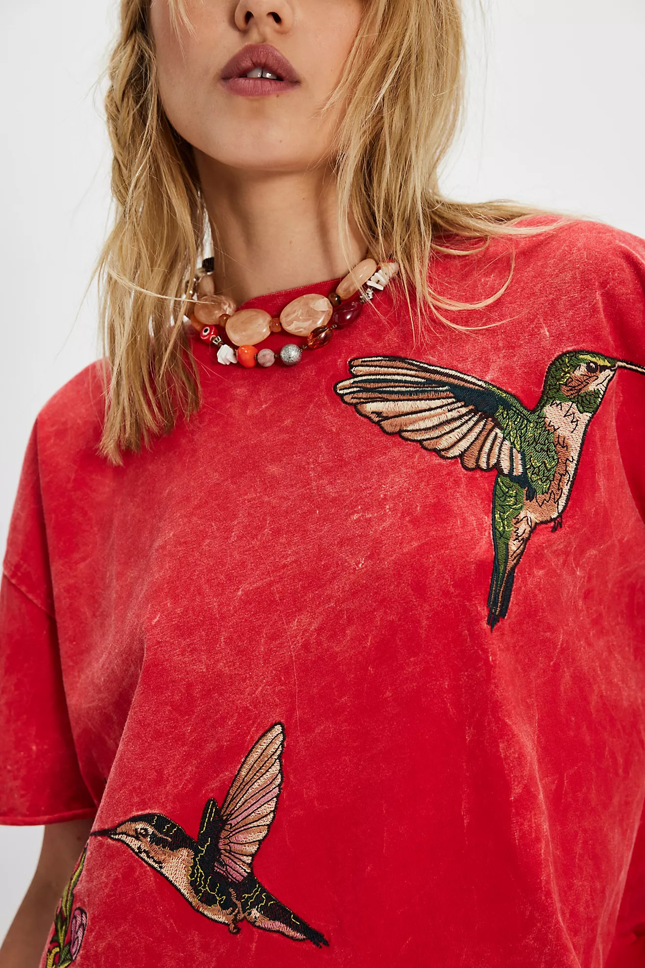 Denim And Bone Hummingbird Tee | Free People (Global - UK&FR Excluded)