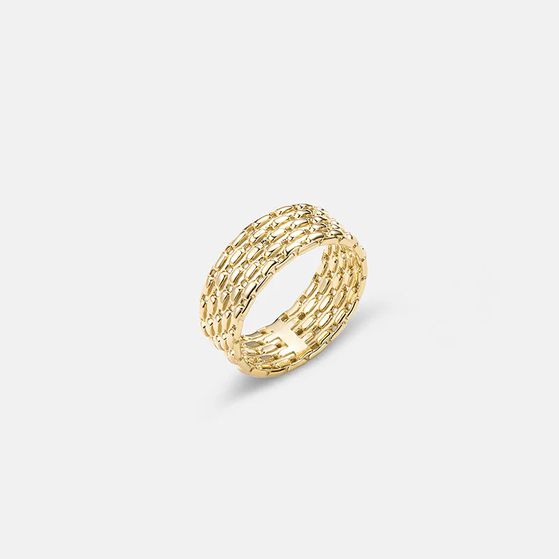 Woven Cigar Band Ring | Victoria Emerson