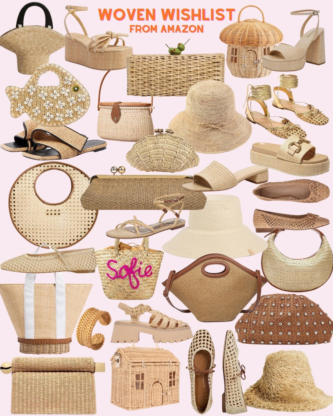 All the rattan and raffia from Amazon!!!

#LTKSeasonal