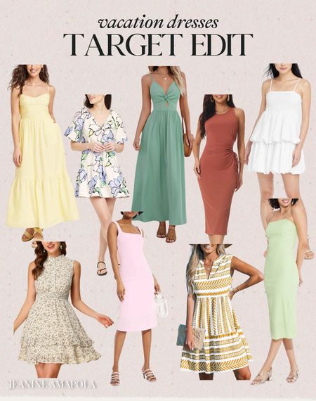 Vacation Dresses Target Edit 🙌🏻🙌🏻

Summer dresses, summer fashion, vacation dresses, sun dresses, mini dress, midi dresses 

#LTKSeasonal #LTKStyleTip #LTKFindsUnder100