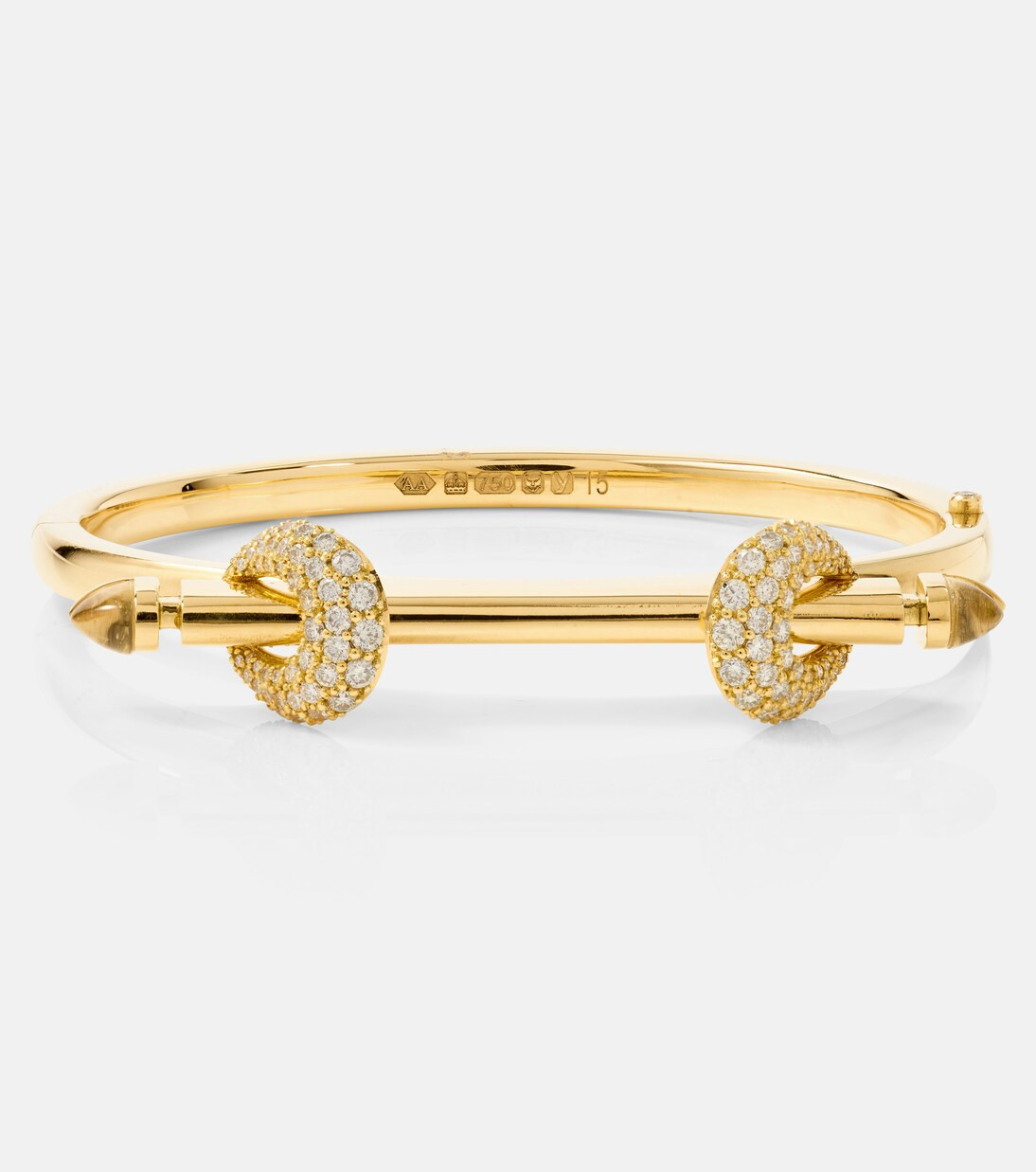 Chakra Icon 18kt gold bracelet with diamonds | Mytheresa (INTL)