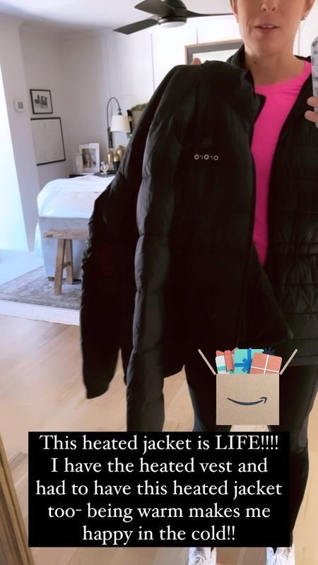 This heated jacket from Amazon keeps me so warm all winter long. It’s easy to plug in and recharge and the charge last four hours! If you don’t like being cold like me, you need this heated jacket! ❄️ #amazon #heated #coat 

#LTKSeasonal #LTKHoliday #LTKfitness
