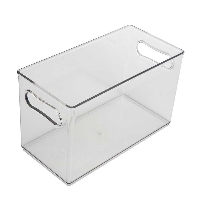 The Home Edit Clear Plastic Narrow Storage Bin - Walmart.com | Walmart (US)