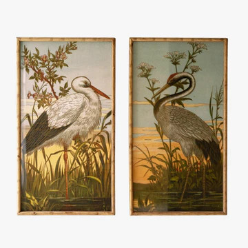 Heron Sunset Framed Prints | Dear Keaton