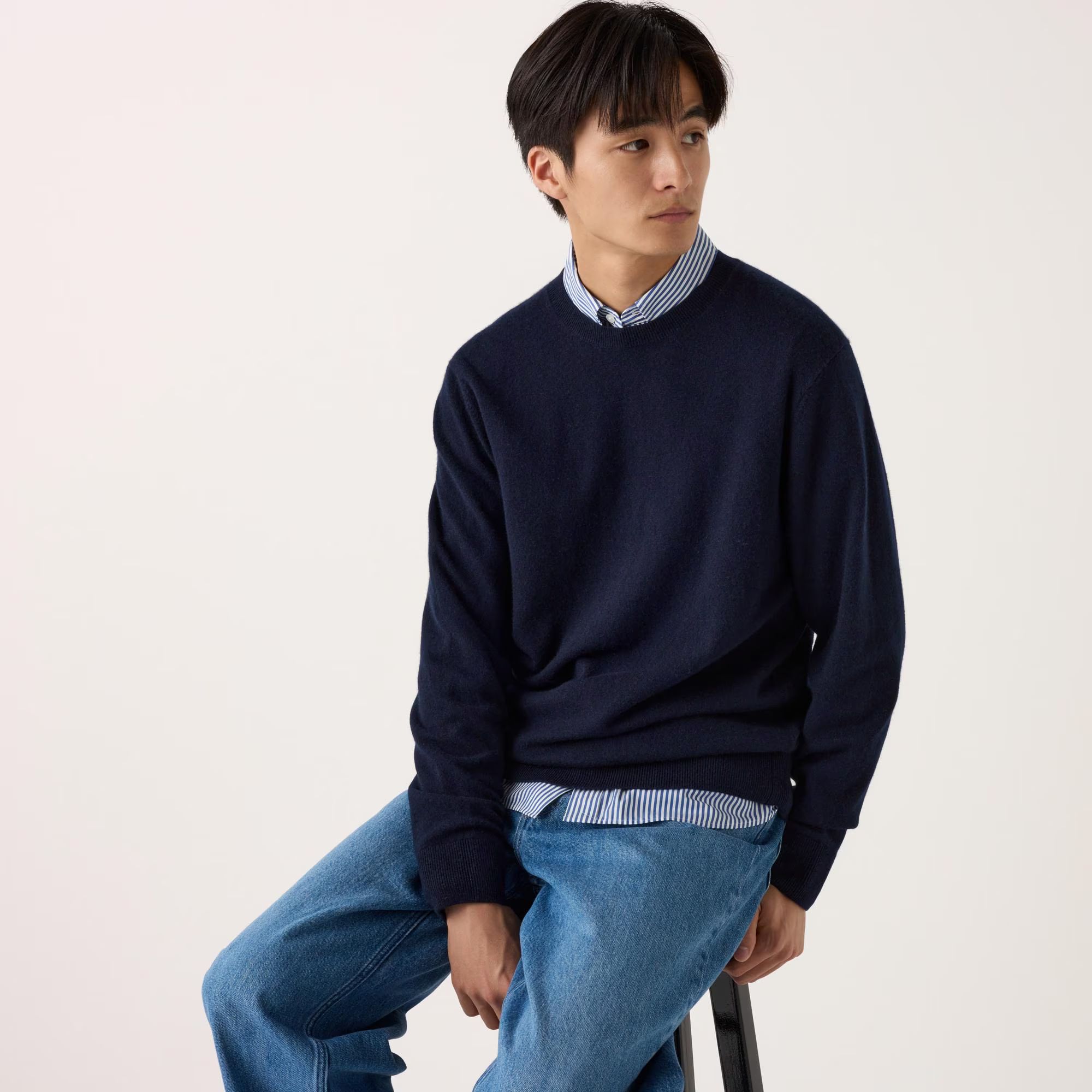 Cashmere Crew Neck Long-Sleeve Sweater | UNIQLO (US)