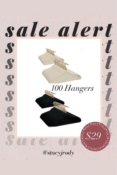 100 non-slip velvet hangers for $29

#LTKstyletip #LTKhome #LTKunder50