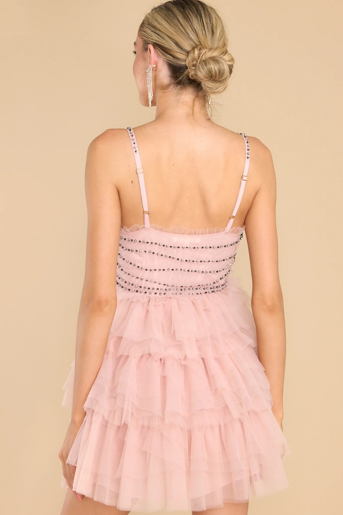 Jude Rose Dust Mini Dress | Red Dress 