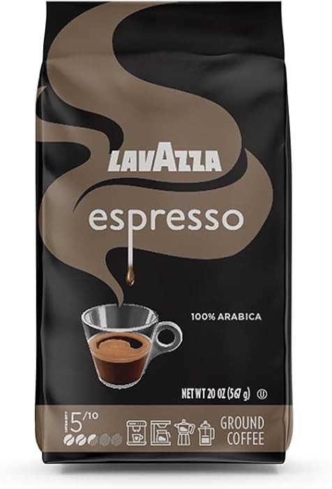 Lavazza Espresso Ground Coffee, Medium Roast, 100% Arabica, 20 oz Bag (Pack of 1) | Amazon (US)