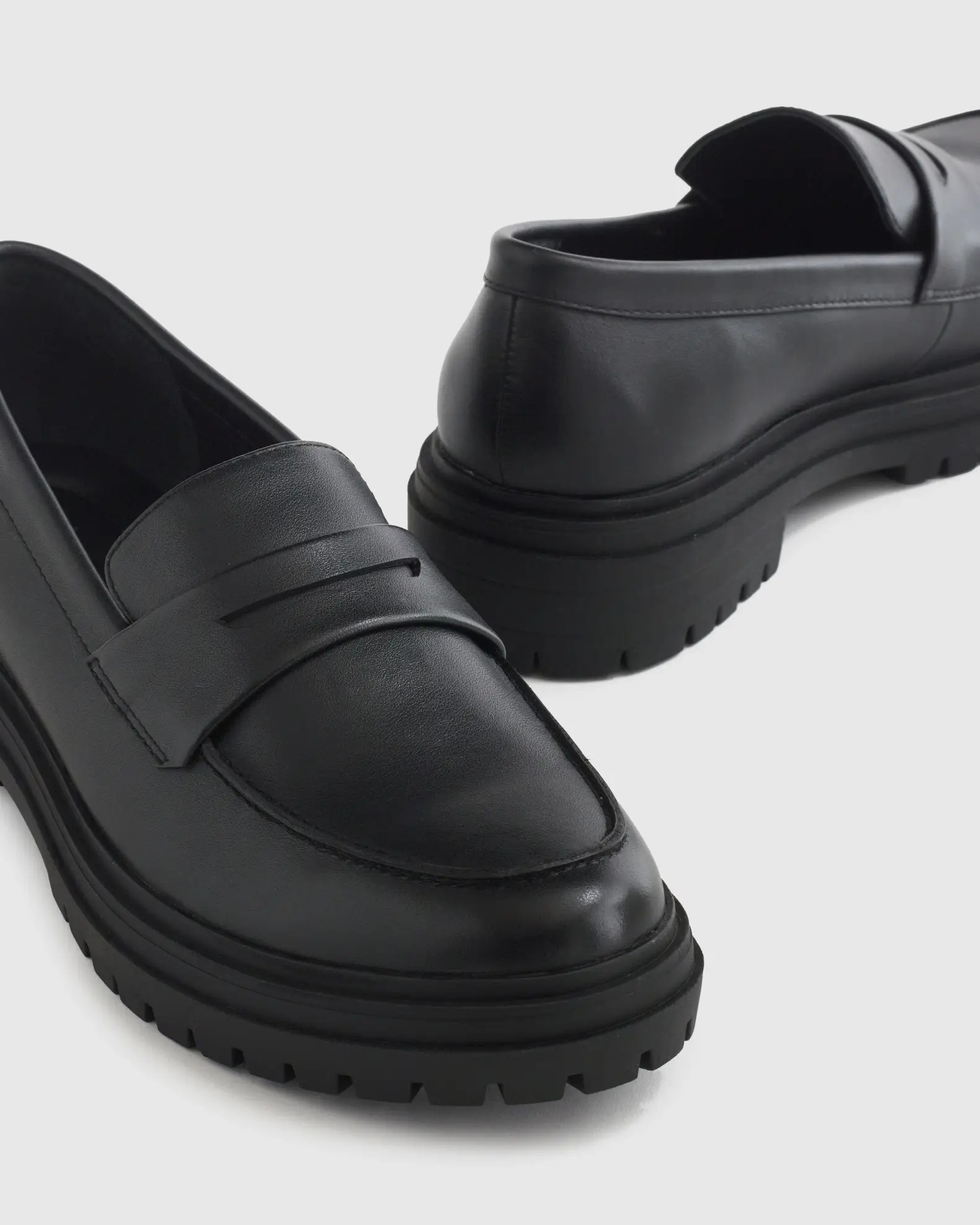 Italian Leather Lug Sole Loafer | Quince