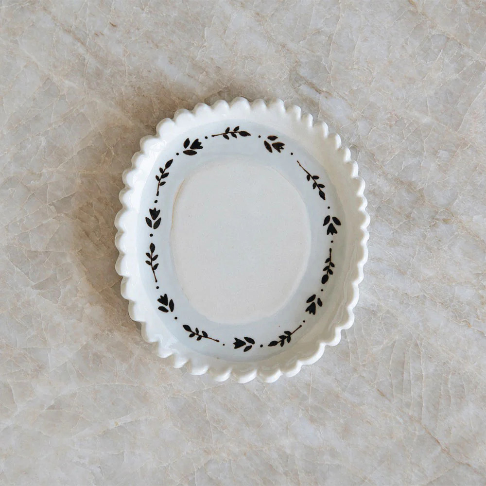 Hand-painted Posy Tray No. 7 | Roan Iris