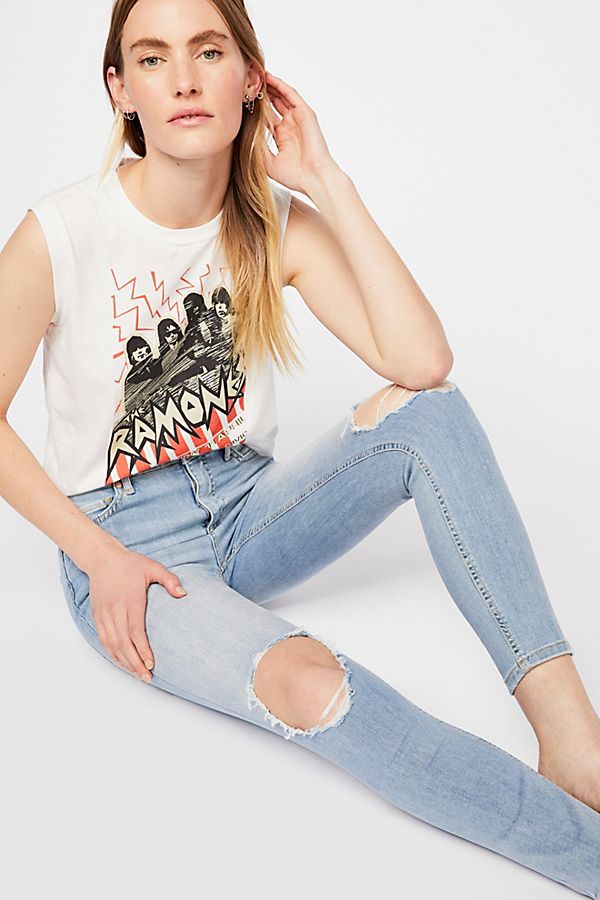 High-Rise Busted Skinny Jeans | Free People (Global - UK&FR Excluded)