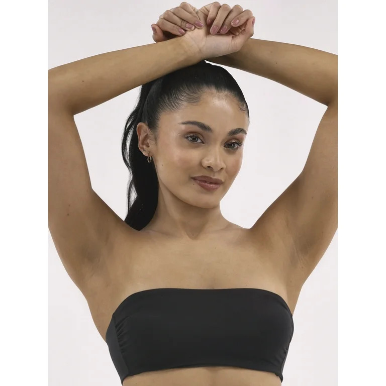 No Boundaries Top Bandeau de Baño Esculpido Tallas XXS-XXL | Walmart (US)