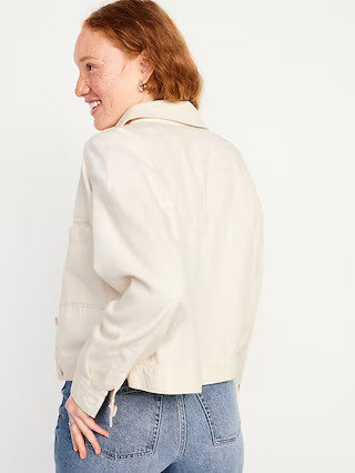 Crop Utility Jacket | Old Navy (US)