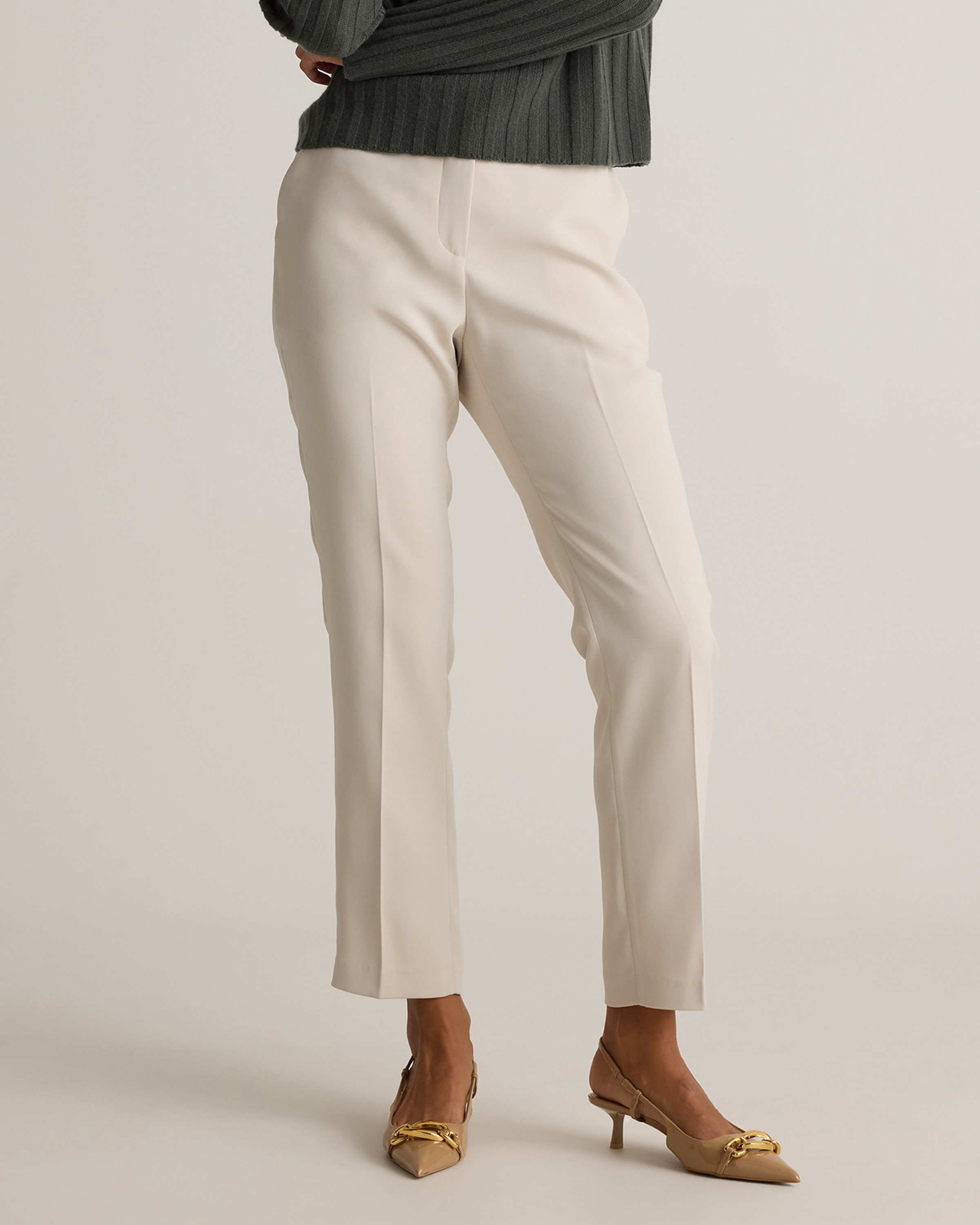 Stretch Crepe Ankle Pants | Quince