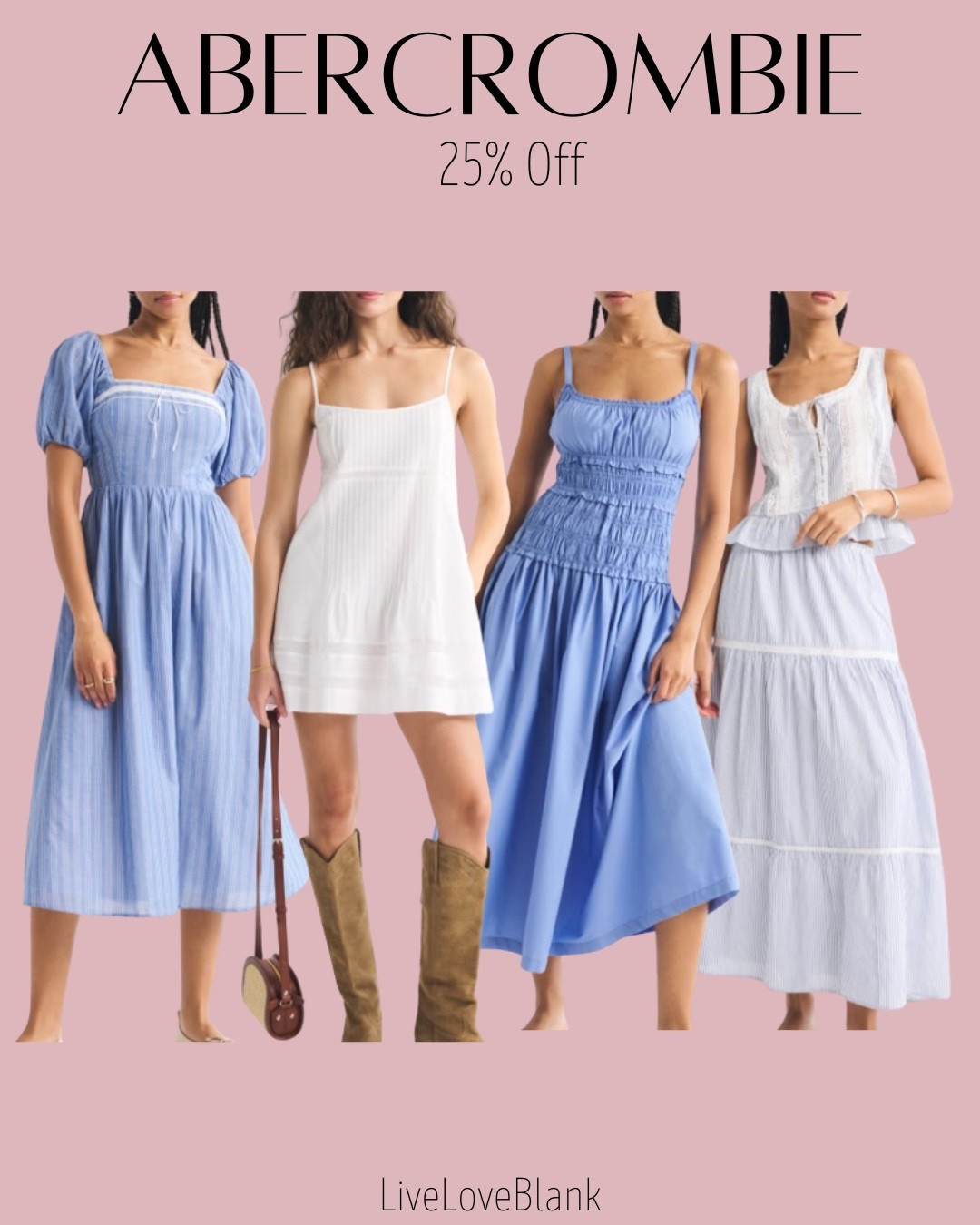 Abercrombie sale 
Dresses 25%
Site wide 25% use code AFLTK 

#LTKSpringSale #LTKSaleAlert #LTKSeasonal