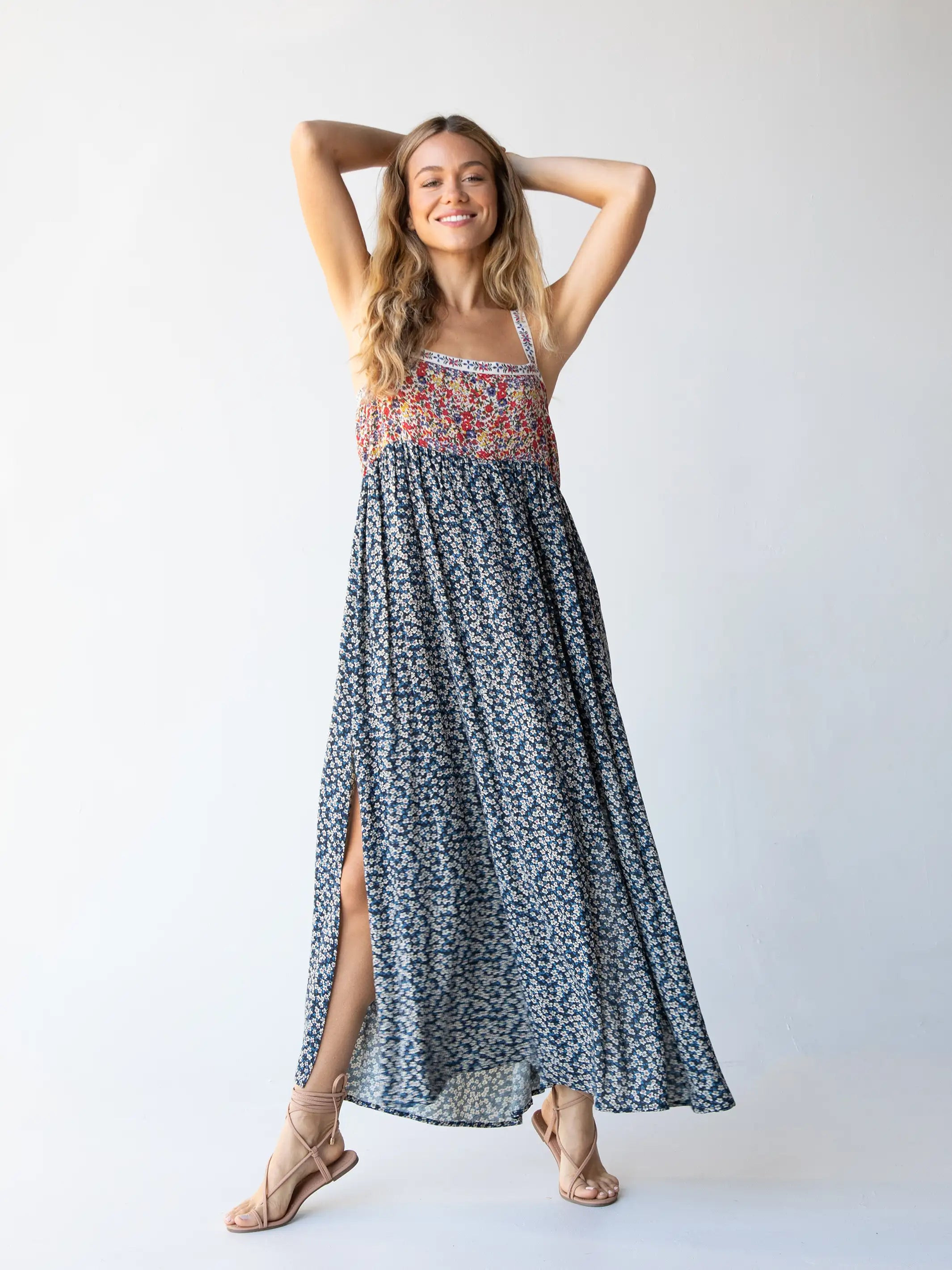 Patti Side Slit Maxi Dress - Beach Outfits | Natural Life