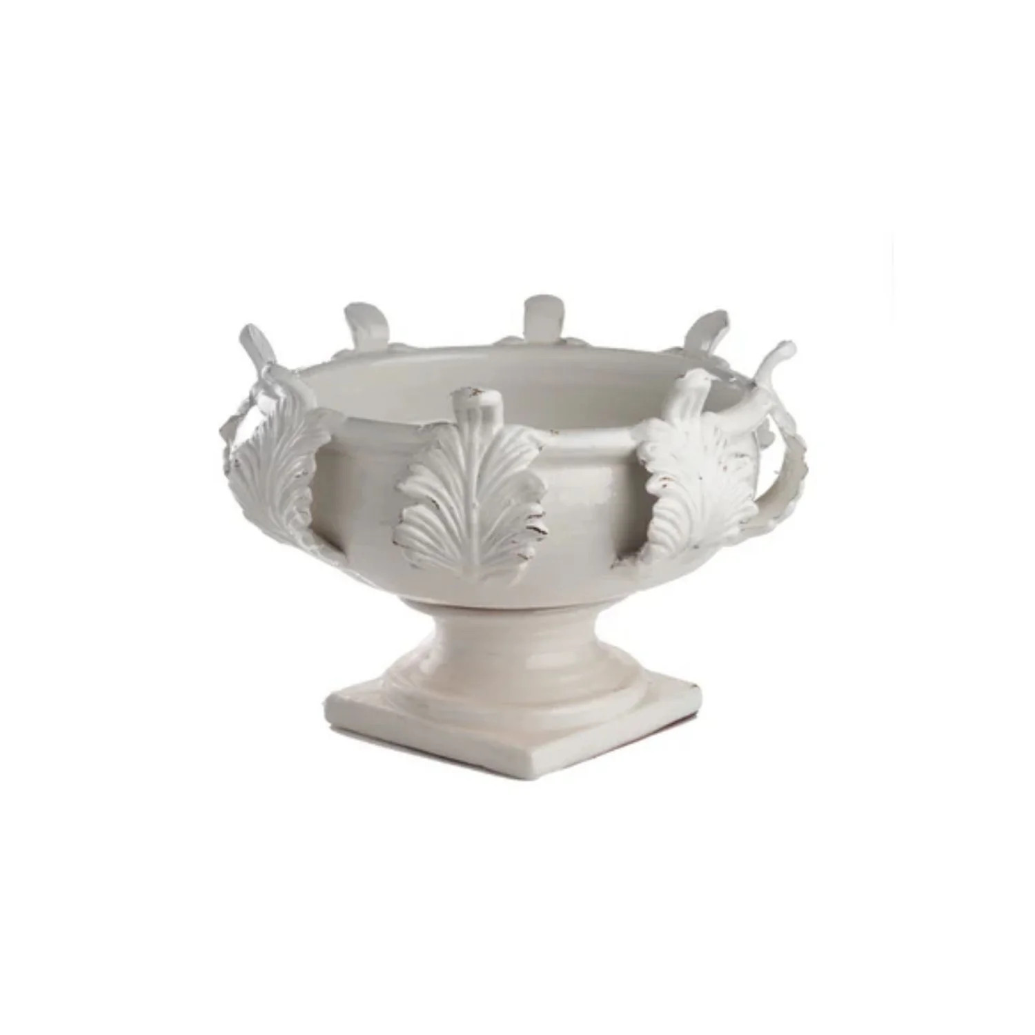 Vinci Centerpiece, Acanthus Leaf Decor, Medium | Gorgeous Living