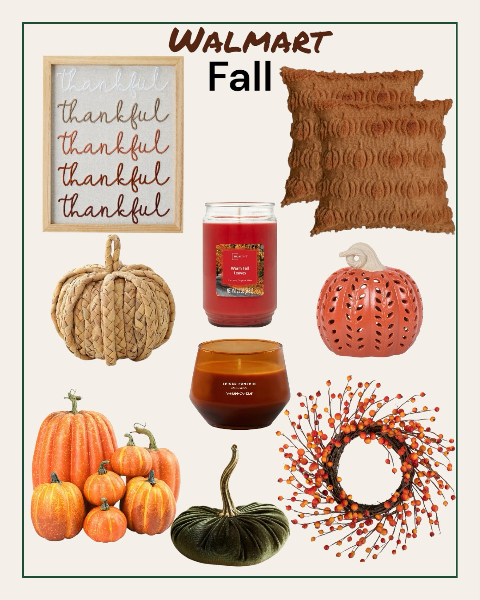 Walmart fall decor, so cute and so affordable for the home 
#Falldecoration
#Walmarthome
#pumpkins

#LTKSeasonal #LTKHome