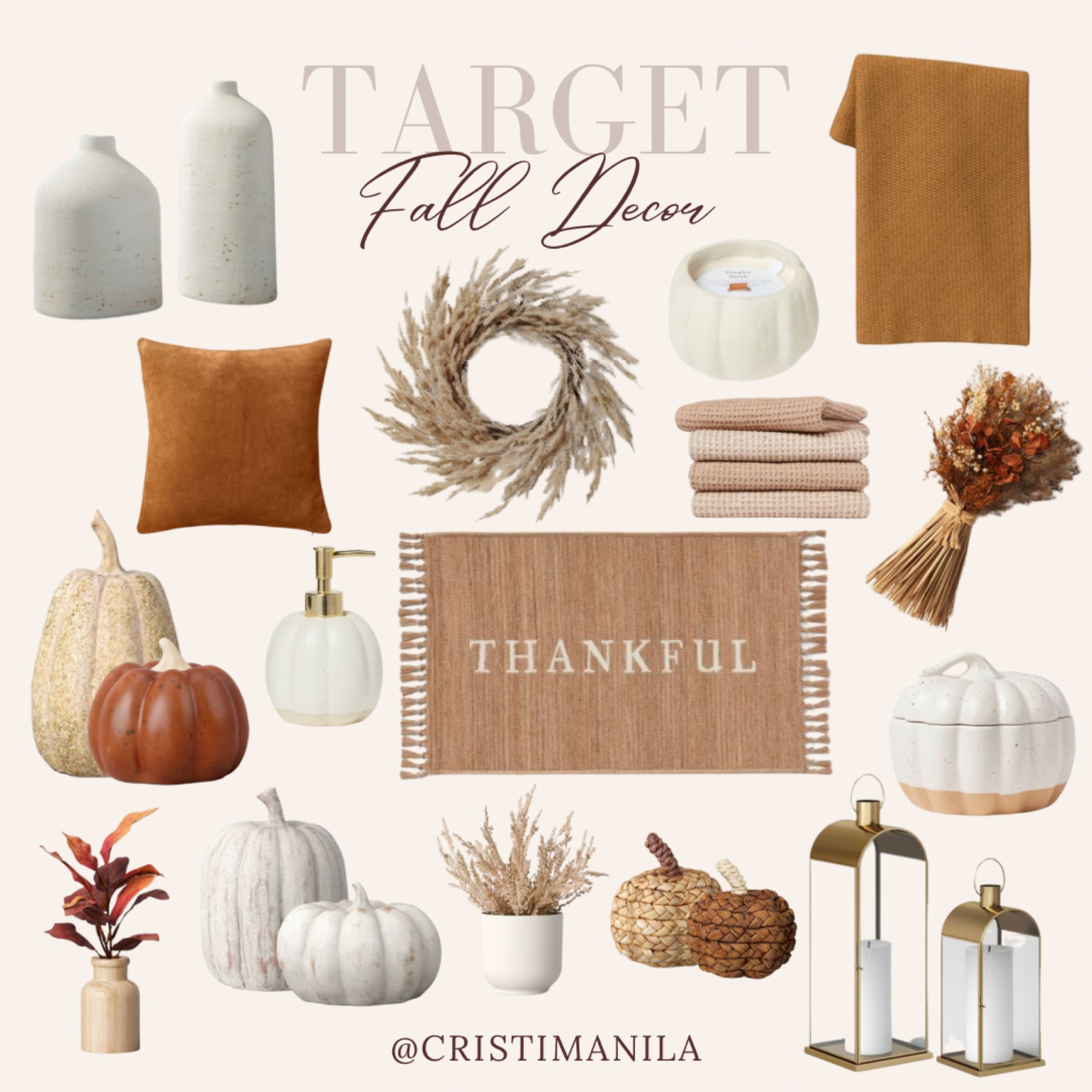 I loooove getting fall decor & I always go to Target first because they have the prettiest stuff. So each year I'll add to my collection of fall decor! Target circle week is coming up & members can get extra discounts, so make sure you're signed up! :) #target #targetdecor #targetfalldecor #falldecor #fall #homedecor #targethomedecor 

#LTKhome #LTKstyletip #LTKSeasonal