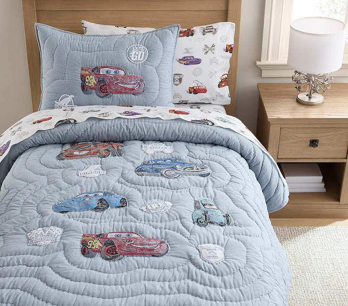 Disney Pixar Cars Heritage Quilt & Shams, Standard Sham Only , Multi | Pottery Barn Kids