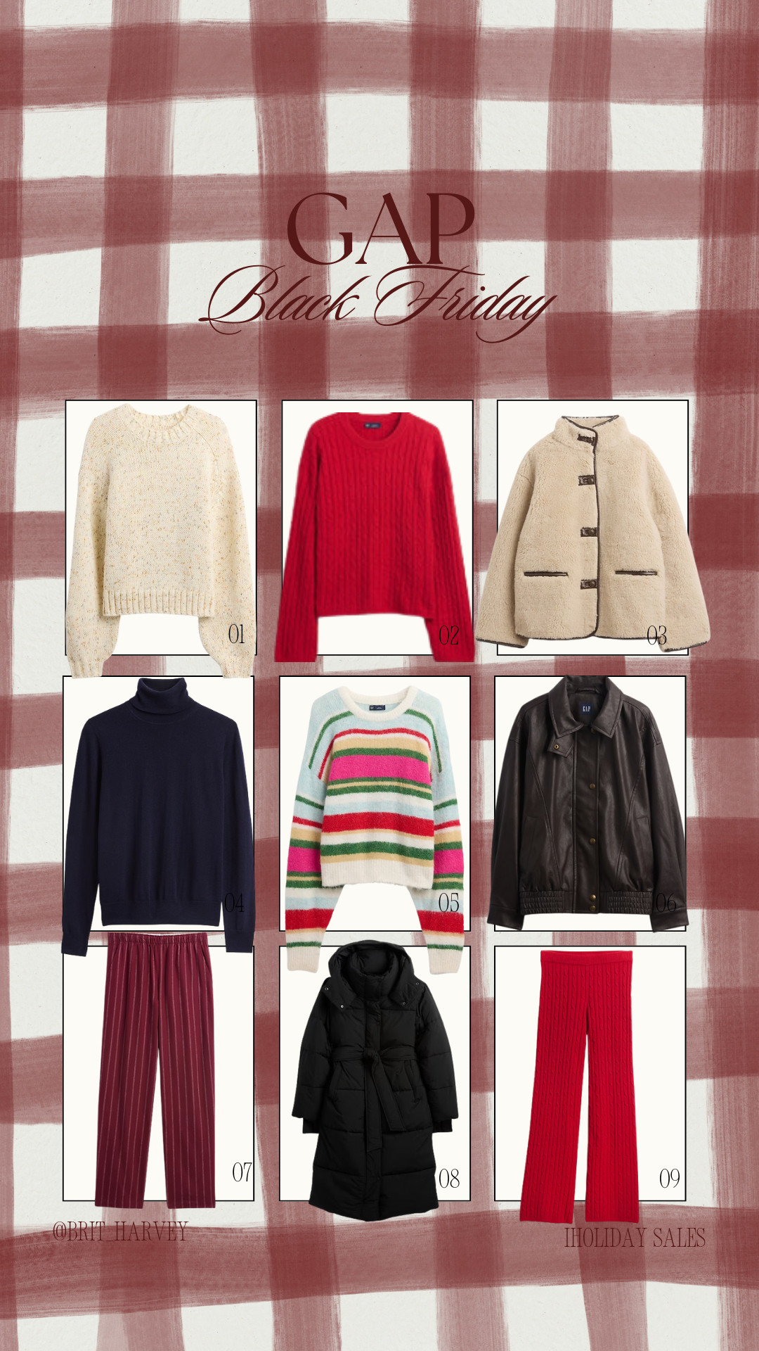 GAP Black Friday ❤️
50% off sitewide + up to 60% off Big Deals. Cozy knits, classic stripes, luxe sherpa layers, and the cutest holiday sets — including my favorite cable-knit CashSoft set. So many great staples to grab while they’re marked down!

#Gap #GapStyle #GapBlackFriday #BlackFridayDeals #LTKSaleAlert #LTKHoliday #HolidayOutfits #WinterStyle #LTKFinds 

 
