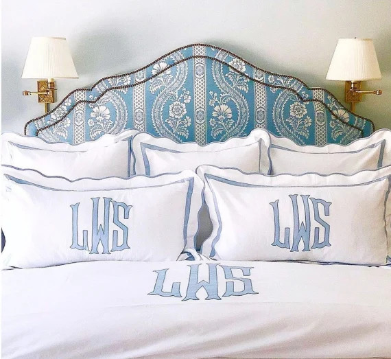 Lettrefina Scallop Band Bedding  Percale | Etsy | Etsy (US)