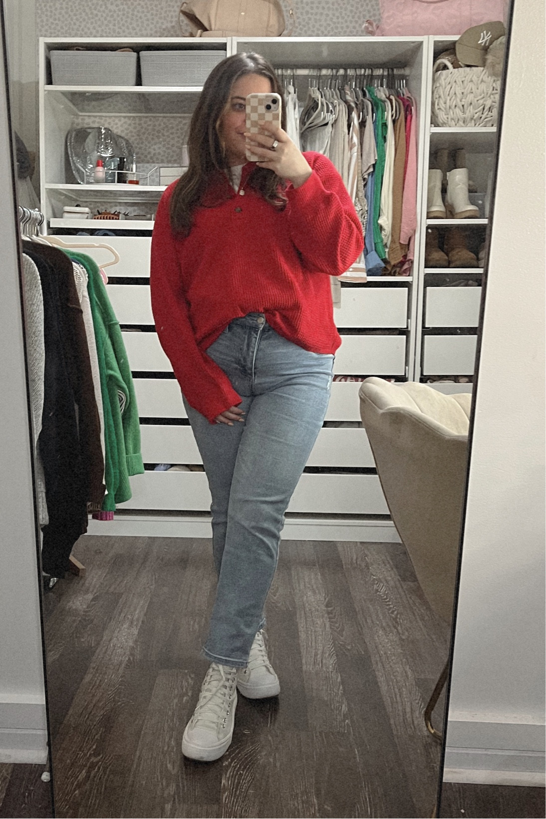 Bump style
What I wore this week: 22 Weeks Pregnant 
Waffle henley long sleeve shirt (under $15 right now!) layered with a simple, stretchy, ribbed white t shirt underneath
The perfect high waisted side panel maternity jeans in a light wash
Platform converse 

#LTKfindsunder50 #LTKshoecrush #LTKbump