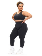 Scoop Seamless Sports Bra - Charcoal | Buffbunny