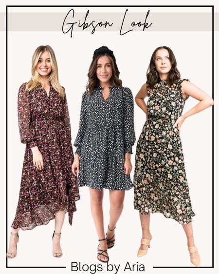 These Gibson Look dresses are perfect to transition into Spring! I love the prints and the fits are so flattering!! 

#springdress 

#LTKstyletip #LTKworkwear #LTKFind