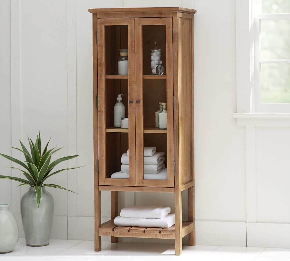 Rustic Wood Linen Closet | Pottery Barn (US)