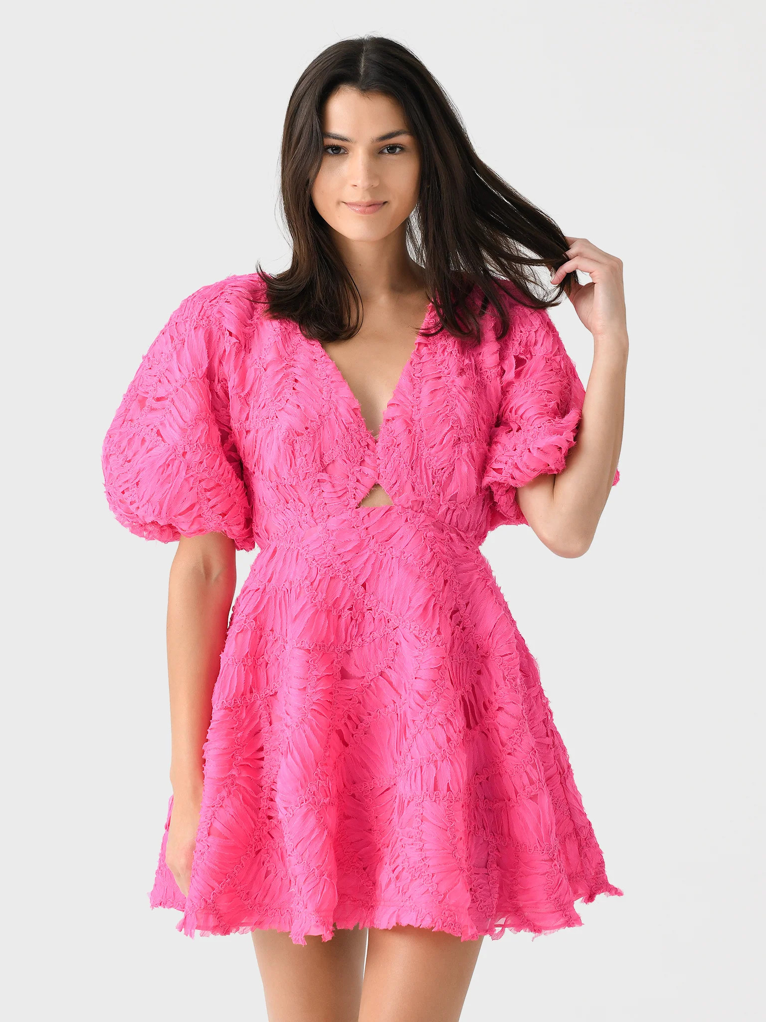 AJE
                      
                     Women's Florential Mini Swing Dress | Saint Bernard