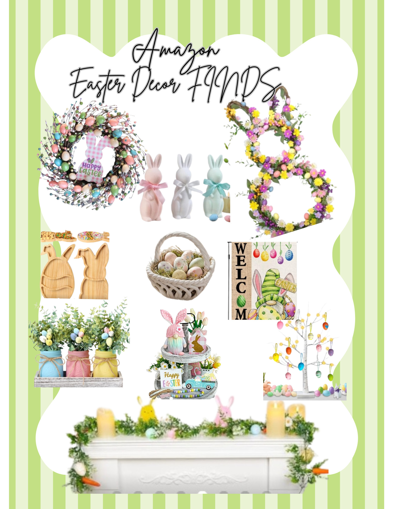 oh my gosh!!! check out the cutest easter decor I found!!!! 

 #LTKSpringSale #LTKSeasonal #LTKHome