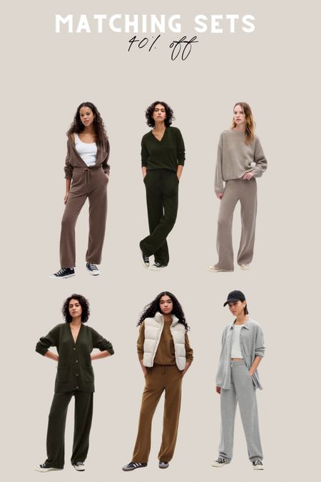 Cozy casual matching sets on sale for 40% off! 

#LTKCyberWeek #LTKGiftGuide #LTKsalealert
