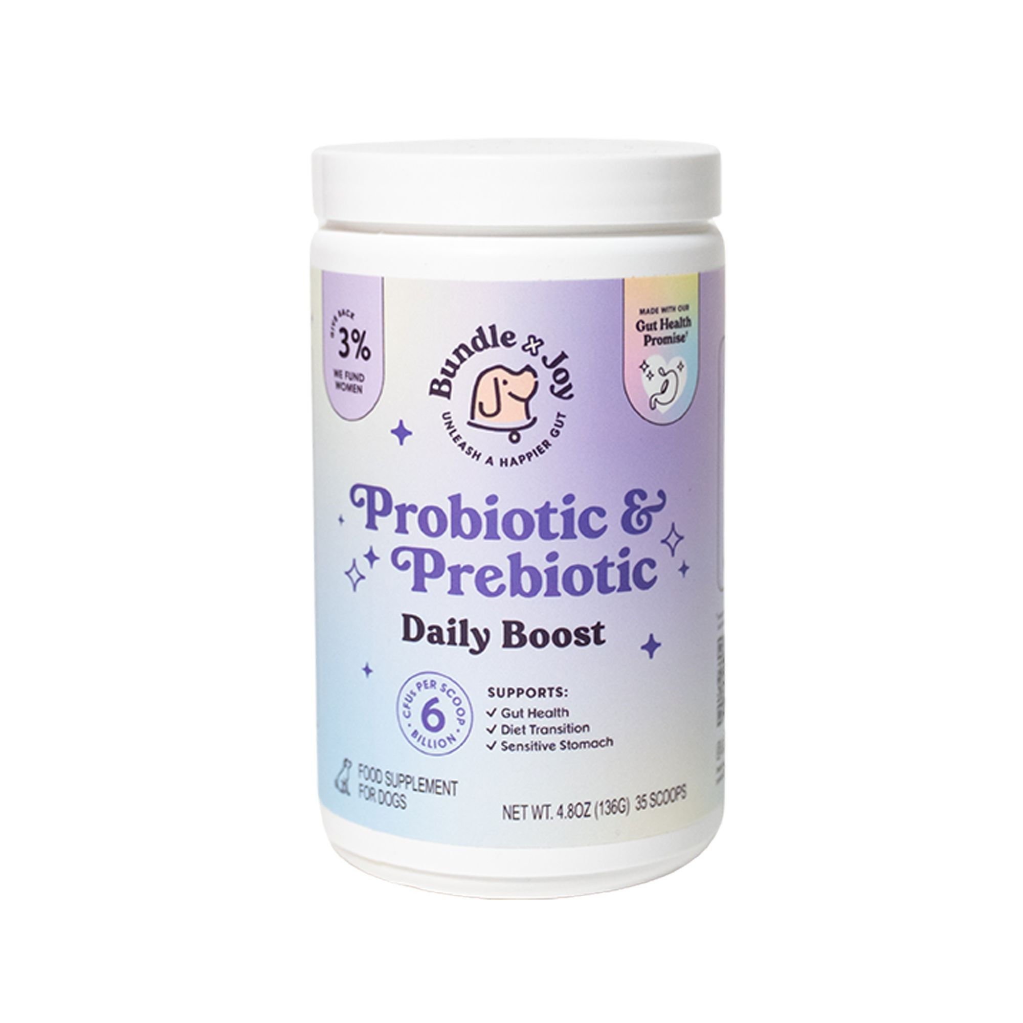 Bundle x Joy Probiotic & Prebiotic Daily Boost Adult Dog Supplement | PetSmart