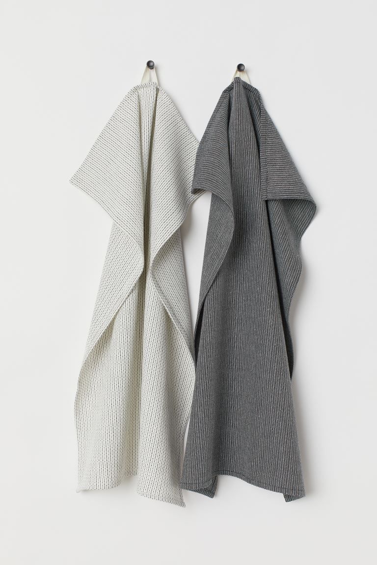 2-pack Cotton Tea Towels | H&M (US)