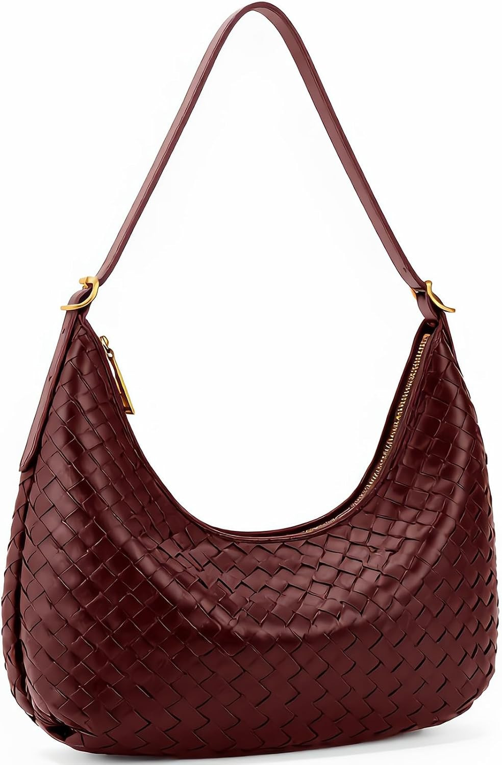 Shoulder Bag Handbag for Women Crossbody Tote Bags Woven Purse Clutch Women's Medium Underarm Hobo With Pocket Large | Amazon (US)
