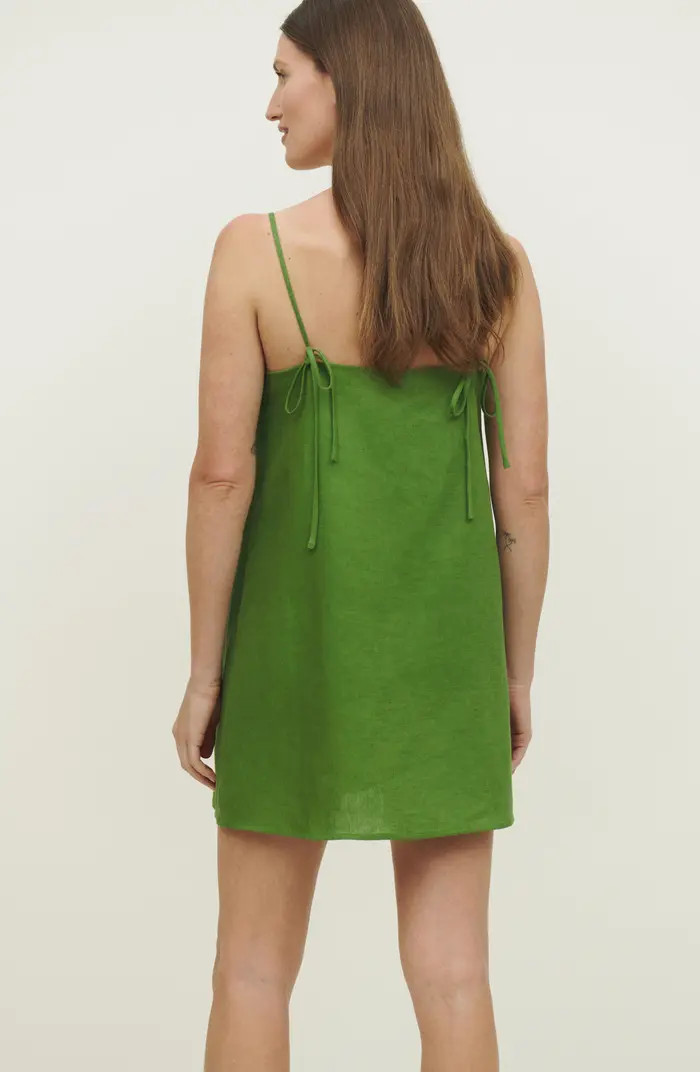 Reformation Aubree Linen Minidress | Nordstrom | Nordstrom