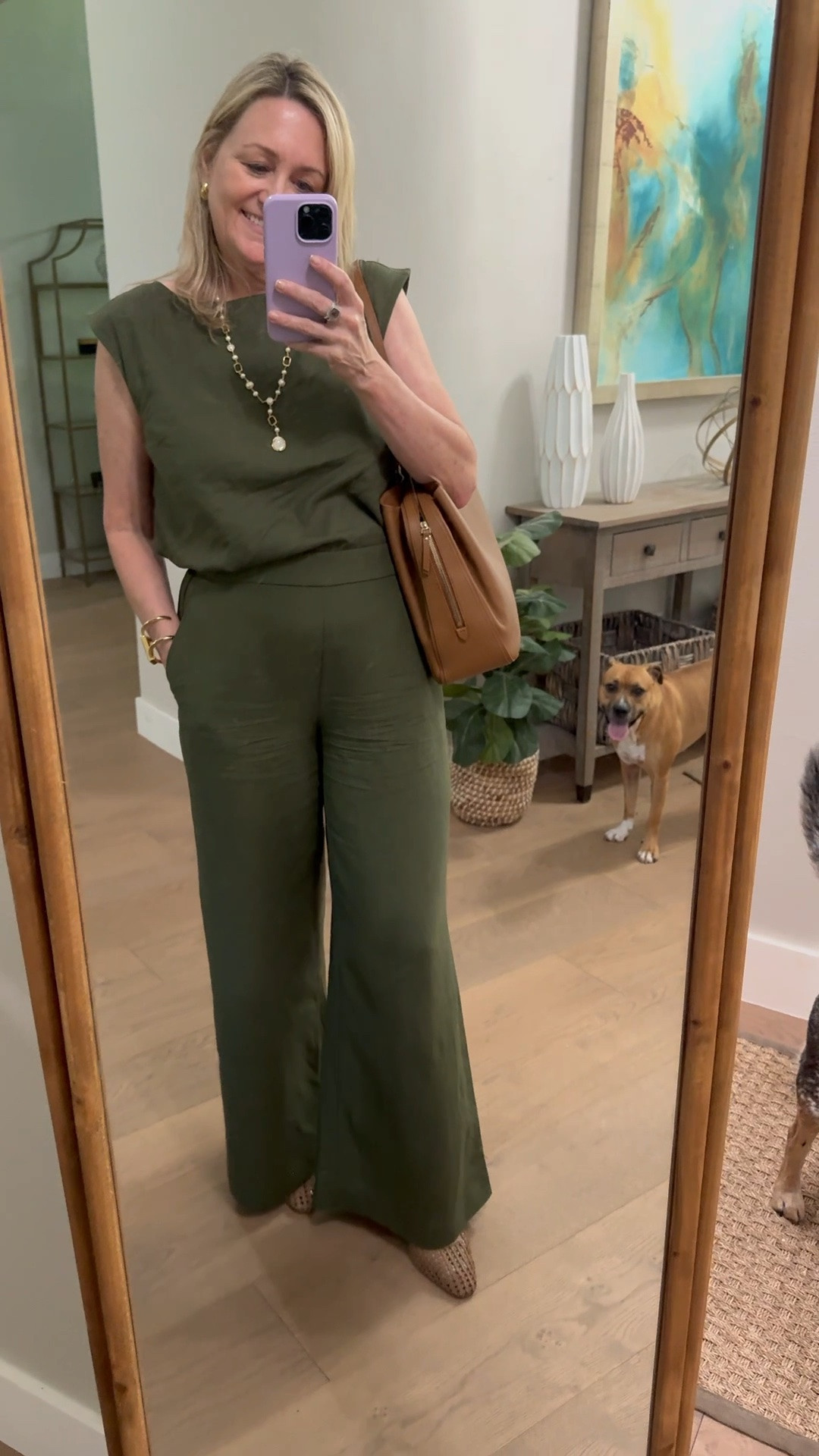 Cute matching set that makes a good business casual outfit, laptop bag

#LTKootd #LTKdayinmylife #LTKWorkwear