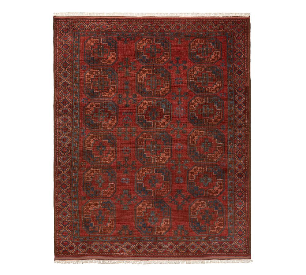 Merrin Hand-Knotted Wool Rug, 9 x 12', Warm Multi | Pottery Barn (US)