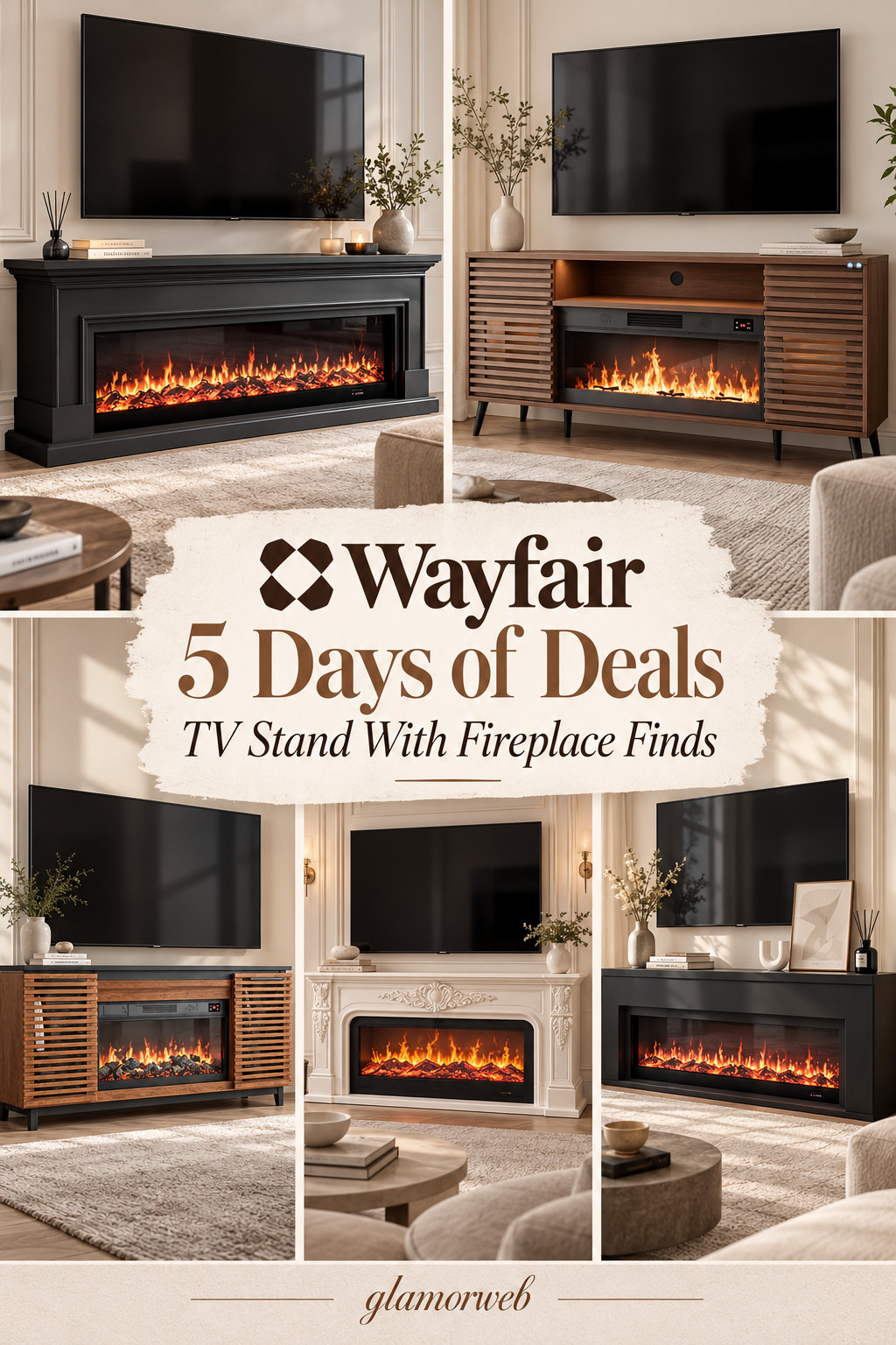 Wayfair’s 5 Days of Deals has some seriously good tv stand with fireplace finds right now 🔥 I love how these instantly make a living room feel more finished, cozy, and expensive without needing a full makeover. From sleek black styles to warm wood and classic fireplace looks, there are so many options for different spaces and decor styles. Such a good time to upgrade your TV wall while select furniture finds are up to 60% off.
#Wayfair #WayfairFinds #WayfairDeals #5DaysOfDeals #TVStandWithFireplace #FireplaceTVStand #TVConsoleWithFireplace #ElectricFireplaceTVStand #FireplaceConsole #MediaConsole #LivingRoomFurniture #LivingRoomFinds #LivingRoomDecor #LivingRoomIdeas #CozyLivingRoom #ModernLivingRoom #FarmhouseLivingRoom #LuxuryLivingRoom #NeutralHomeDecor #FurnitureDeals #FurnitureSale #HomeDecorFinds #CozyHome #FallHomeDecor #FallLivingRoom #LivingRoomRefresh #HomeInspiration #InteriorInspo #WayfairFurniture #UpTo60Off 

 #LTKSeasonal #LTKHome #LTKSaleAlert