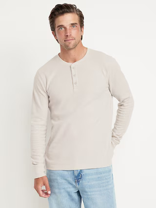 Waffle Henley T-Shirt | Old Navy (US)
