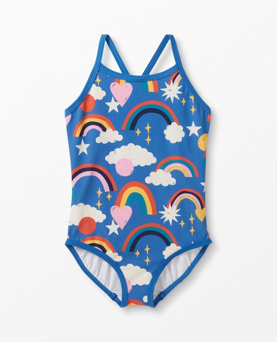 Rainbow Recycled Sunblock One Piece Suit | Hanna Andersson