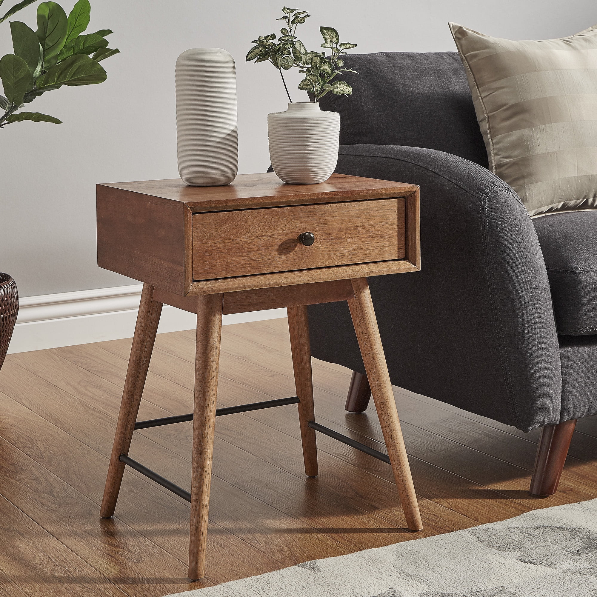 HN Home Krisel Mid-Century Modern End Table - Walmart.com | Walmart (US)