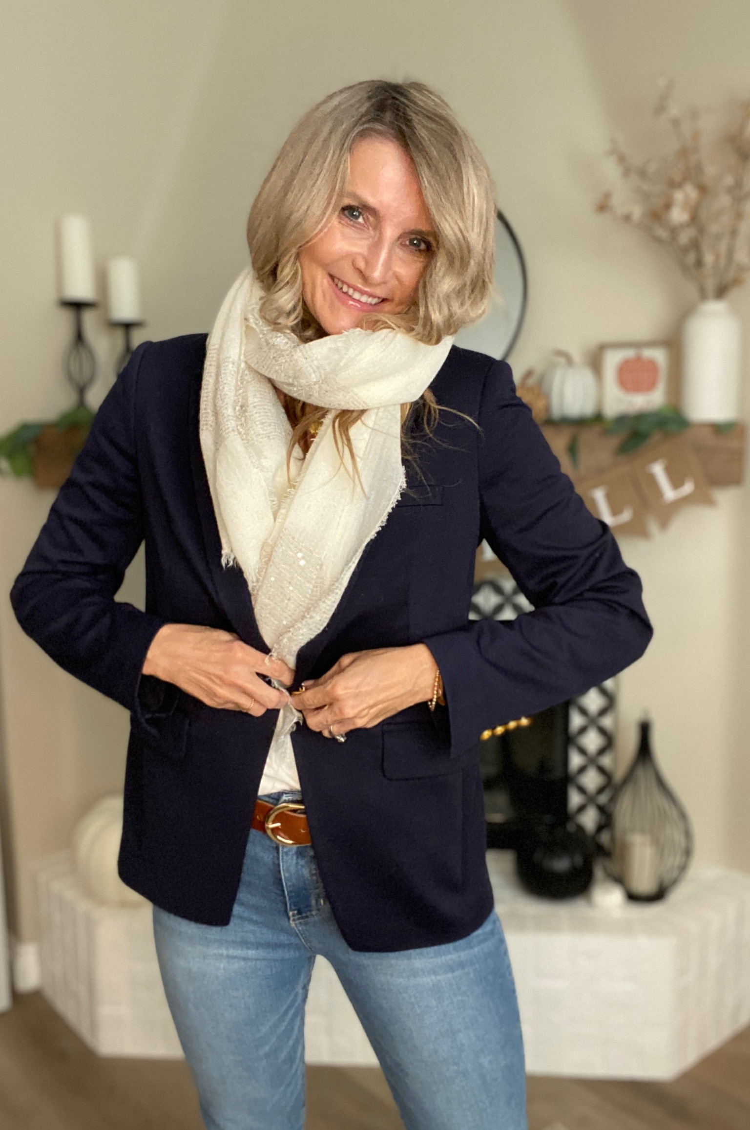 Classic navy blazer with gold details 💙 




𝕃𝕚𝕟𝕜𝕤 𝕥𝕠 𝕊𝕙𝕠𝕡:
☞︎ See something you like? To shop this look, just click on the link in my Bio ⬆️ You can also instantly shop all of my posts by following me on the @shop.LTK shopping app (@LetsTalkFortiesAndBeyond)


#LTKnavyblazer #LTKblazer #LTKclassystyle #LTKworkstyle #LTKelegantstyle #LTKexpressblazer #LTKshoes #LTKbananarepublic #LTKfallfashion #LTKhellofall #LTKhelloautumn #LTKfallvibes #LTKautumnvibes #LTKfall #LTKautumn #LTKamazonfinds #LTKamazonfashion #LTKfallstyleinspo #LTKautumnstyleinspo #LTKover40style #LTKover50style #LTKover40fashion #LTKover50fashion #LTKclassicstyle 

#LTKworkwear #LTKSeasonal #LTKstyletip #LTKworkwear