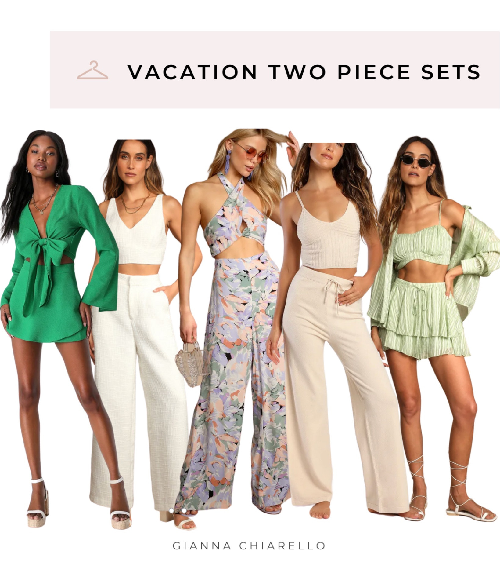 #lovelulus two piece outfits for vacay and spring/summer

#LTKunder100 #LTKSeasonal #LTKstyletip