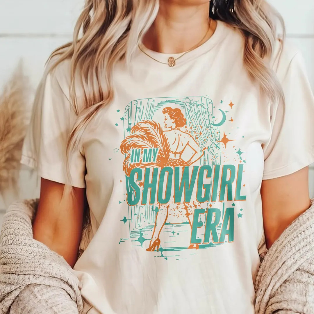 Comfort Colors® Showgirl Era Shirt, Showgirl Life Tee, Showgirl Tshirt, in My Showgirl Era, Retr... | Etsy (US)