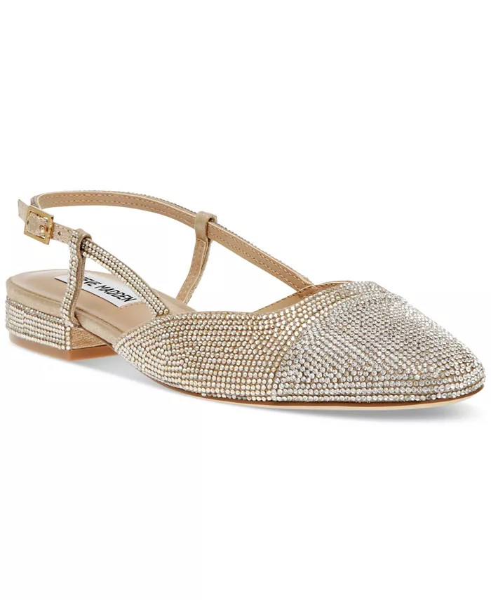 Women's Belinda-R Embellished Slingback Flats | Macy's
